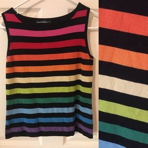 World Republic Rainbow Sweater Vest